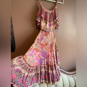 Spell & The Gypsy Siren Song strappy midi dress size medium